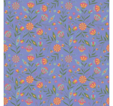Folie til møbler med blomster mønster skuffe - TenStickers