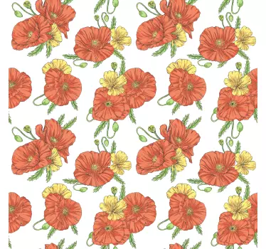 Folie til møbler lively bloom komposition - TenStickers