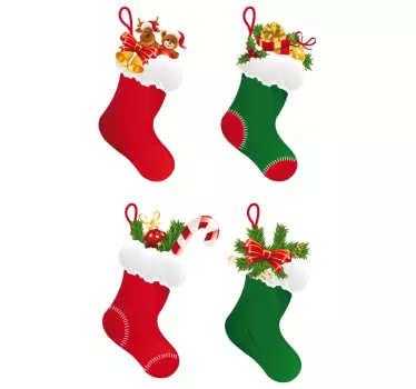 Julestickers julesokker - TenStickers