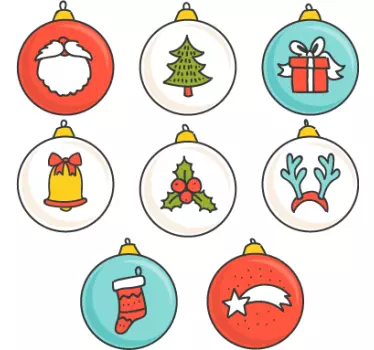 Klistermærke til julekollektion - TenStickers