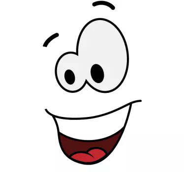 Smiley wallsticker - TenStickers