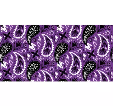 Folie til møbler med sofistikerede botaniske motiver - TenStickers