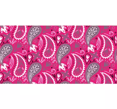 Folie til møbler med blomster paisley mønster - TenStickers