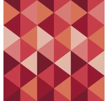 Geometriske trekanter vinylark klistermærke - TenStickers