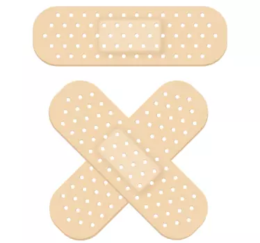Plaster dekorative mærkater - TenStickers