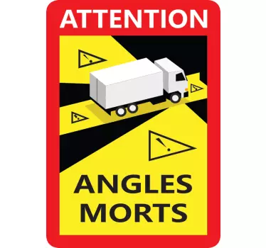 Døde vinkler "vinkler morts" klistermærke - TenStickers