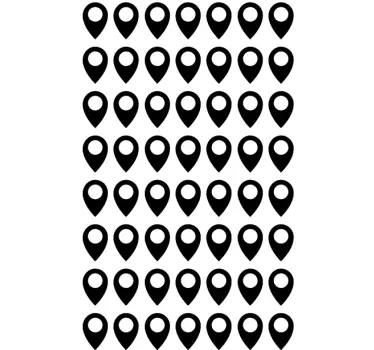 Hvor har jeg været klistermærker - TenStickers