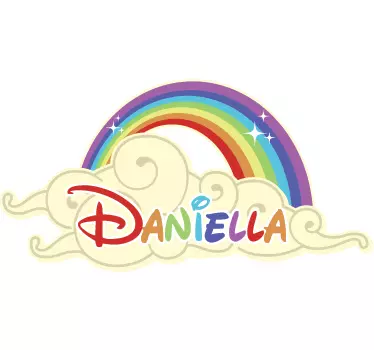 Disney Wallsticker med Navn - TenStickers