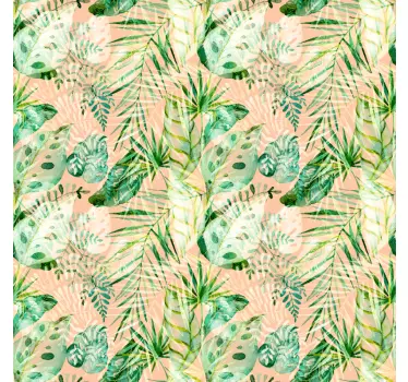 Lyserøde blomsterblade designer mærkater til møbler - TenStickers
