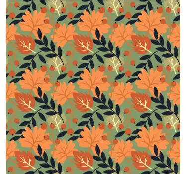Folie til møbler med botanisk tryk - TenStickers