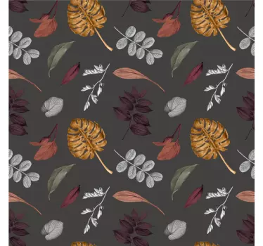 Folie til møbler med blomsterbladsmotiv - TenStickers