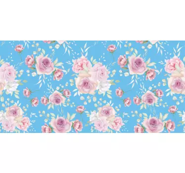 Folie til møbler med blomsterprint skuffer - TenStickers