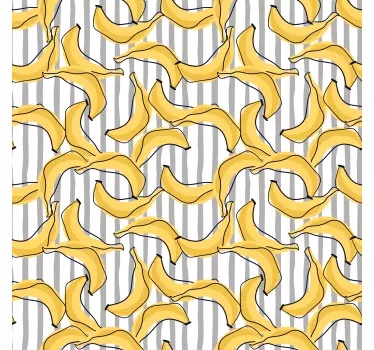 Folie til møbler med bananmønsterdesign - TenStickers