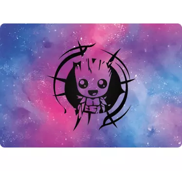 Baby groot kigger på bærbare klistermærker - TenStickers