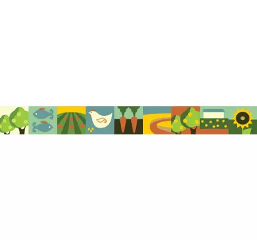 Natur vægklistermærke - TenStickers