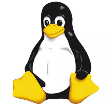 Linux pingvin computer klistermærke - TenStickers
