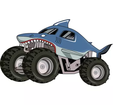 Stor monster truck bil klistermærker - TenStickers