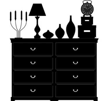 Kommode Wallsticker - TenStickers