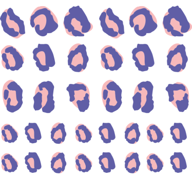 lyserød leopard plet sticker til cykel - TenStickers