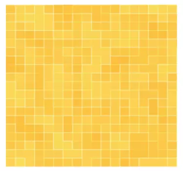 Mosaikmønsteroverlejring kantbånd klistermærke - TenStickers