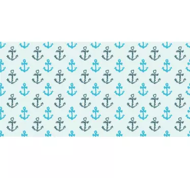 Ankermønsterstil folie til møbler - TenStickers