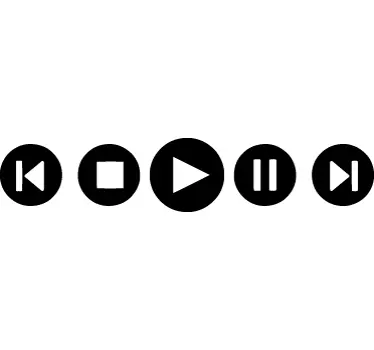 Multimedie laptop klistermærke - TenStickers