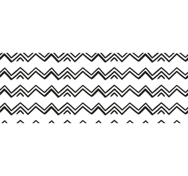 Chevron-motiv accent folie til møbler - TenStickers