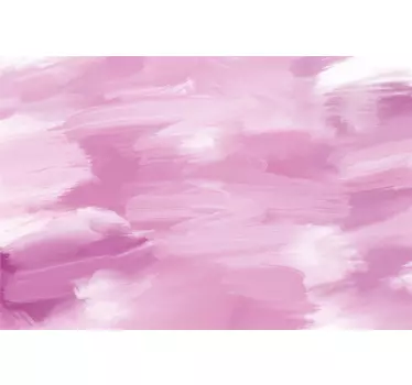Pastel lilla oliemaleri mærkater til møbler - TenStickers