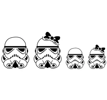 Star Wars klistermærke til bil - TenStickers