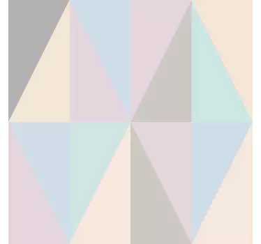 Geometrisk trekantmønster folie til møbler - TenStickers