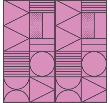 Geometriske mønstre vægt folie til møbler - TenStickers