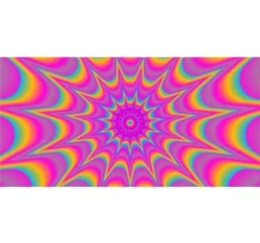 Farverig spiraleffekt folie til møbler - TenStickers