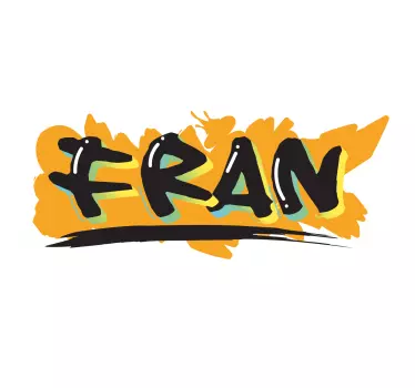 Urban stil farverig graffiti brugerdefineret klistermærke - TenStickers