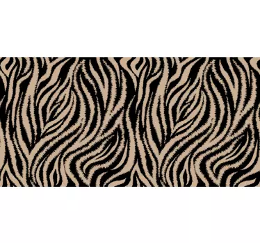 Folie til møbler med abstrakt zebra mønster - TenStickers