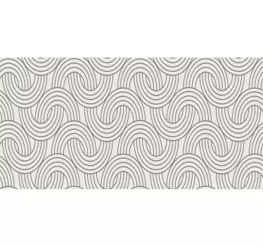Art deco illusion mønster mærkater til møbler - TenStickers