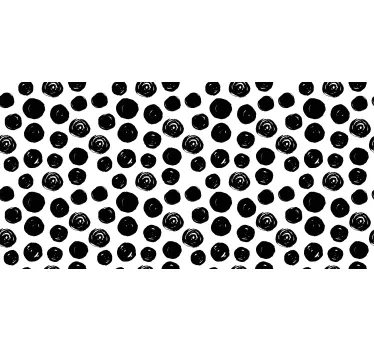 Folie til møbler med store prikker - TenStickers