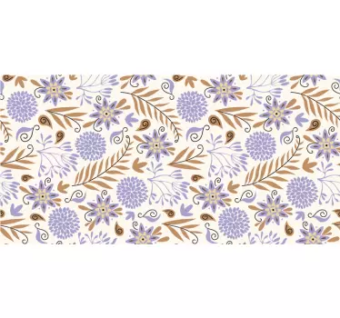 Folie til møbler med blomster mønster - TenStickers