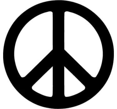 Klistermærke til bil peace - TenStickers