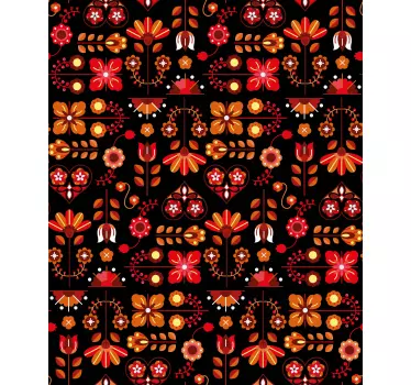 Folie til møbler med levende botanisk print - TenStickers