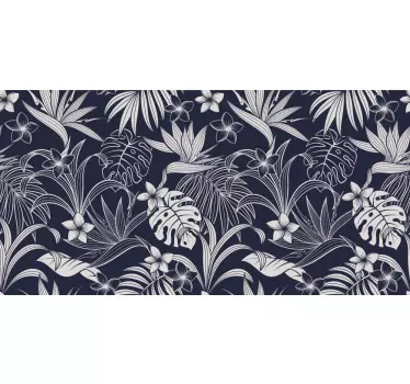 Folie til møbler med botanisk mønsterdesign - TenStickers
