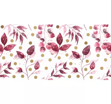 Folie til møbler med botanisk bladdesign - TenStickers
