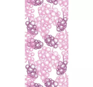 Folie til møbler med elegant vindrue-mønster - TenStickers