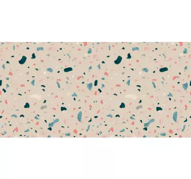 Håndmalede terrazzo mønster mærkater til møbler - TenStickers