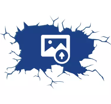 Personlig fotovæghyldemærkat - TenStickers