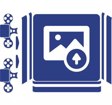 Kan tilpasses PlayStation 4-klistermærke - TenStickers