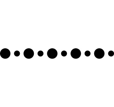 Cirkel kant klistermærke - TenStickers