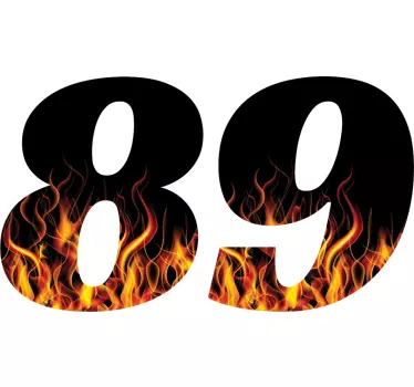 Numre til Klistermærker til motorcykel - TenStickers