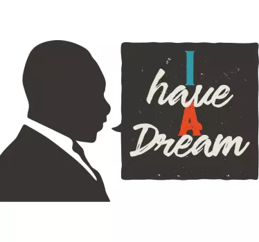 Jeg har et drømmecitat billige wallstickers citater - TenStickers
