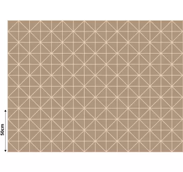 Beige mønstret flise selvklæbende folie til møbler - TenStickers