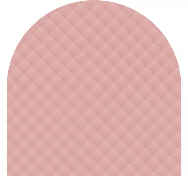 Pink buet sengegavl Sengegavl klistermærker - TenStickers